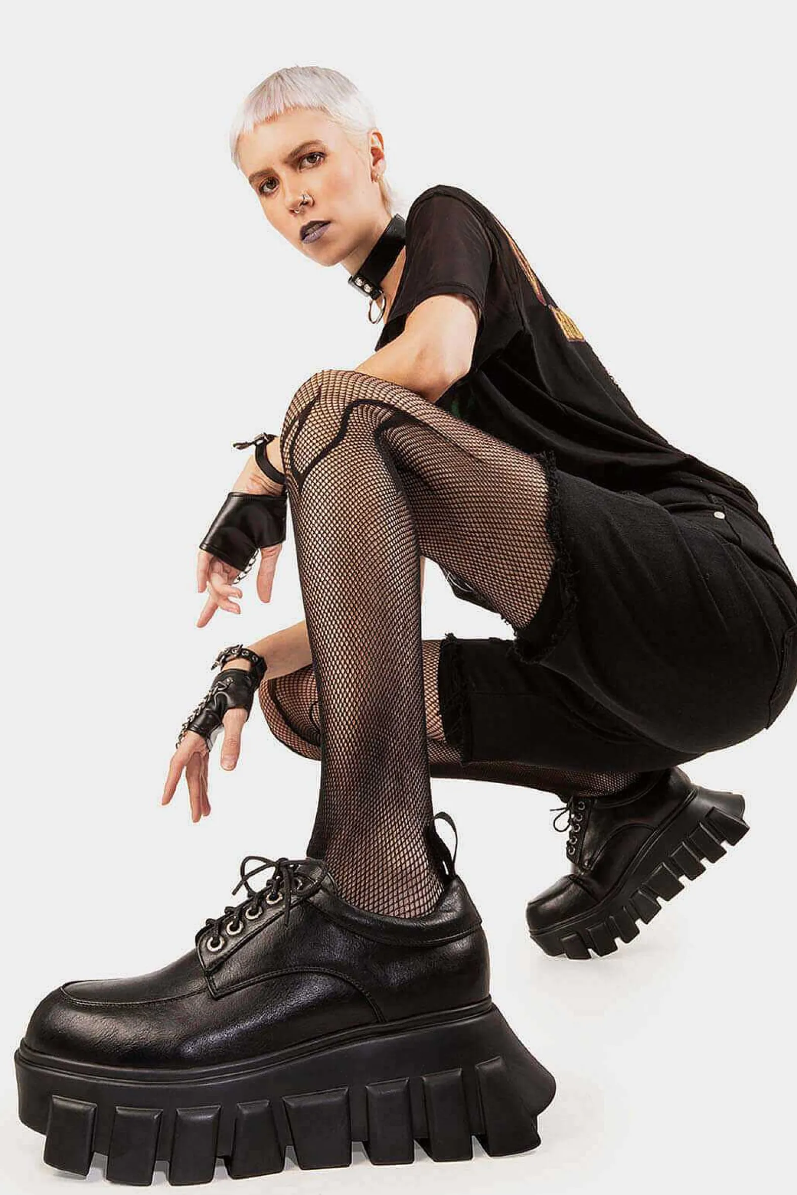 Lamoda Sneakers>Black Hole Chunky Platform Sneakers