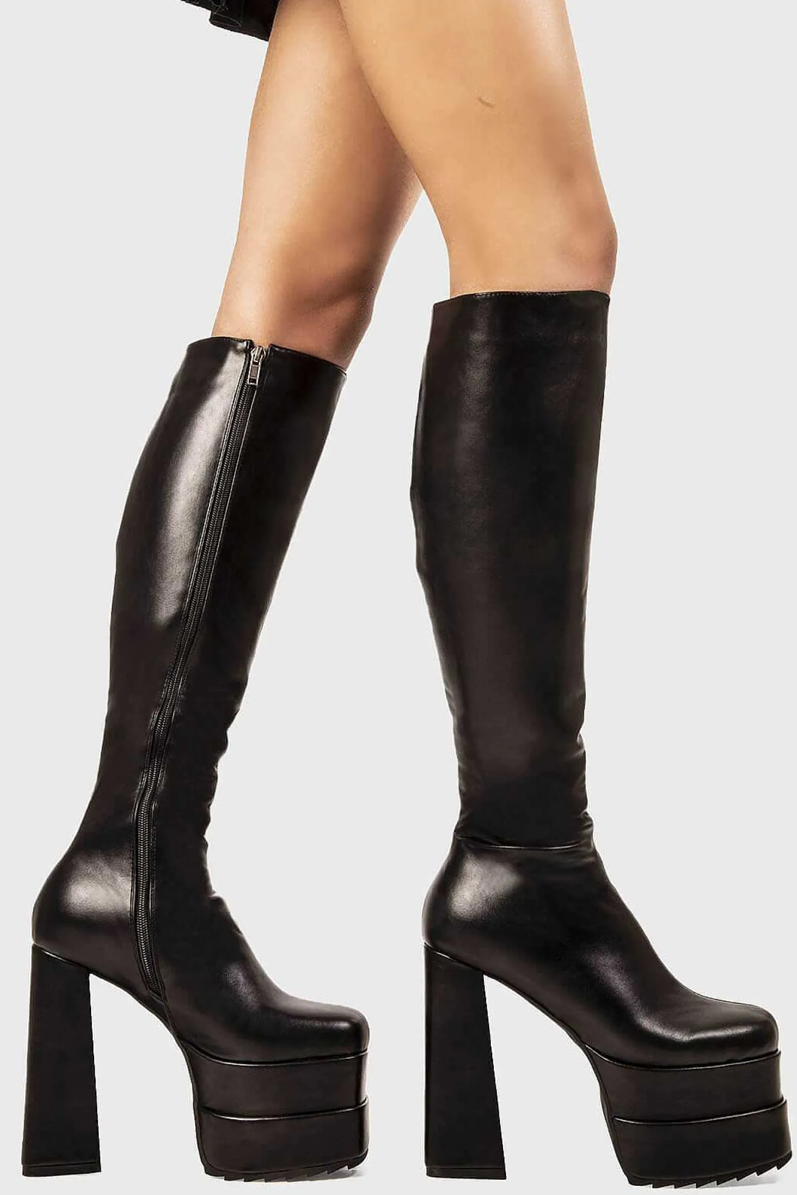 Lamoda Knee High>Compliment Platform Knee High Boots