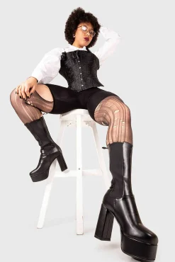 Lamoda Calf>Fate Platform Calf Boots