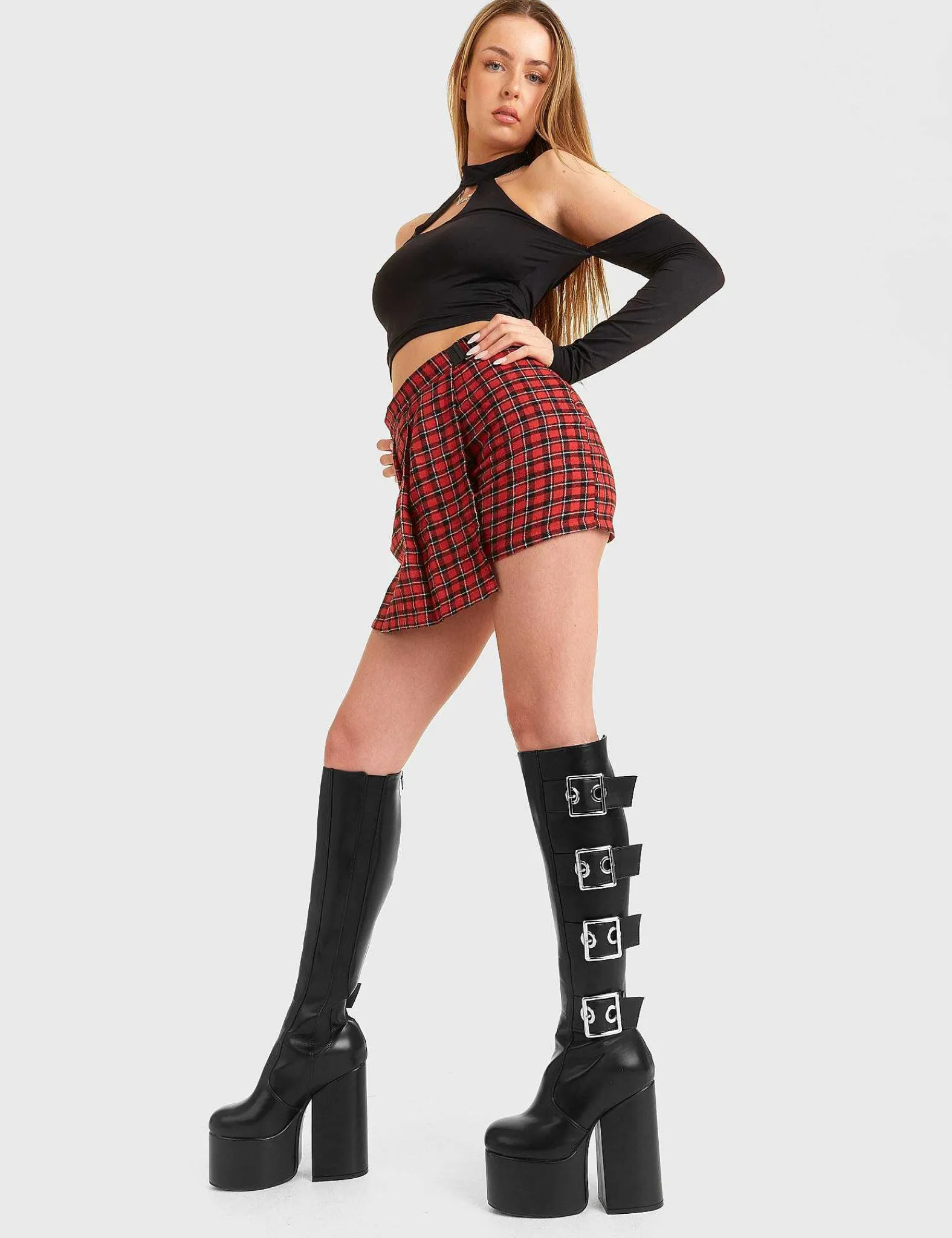 Lamoda Knee High>Fyp Platform Knee High Boots