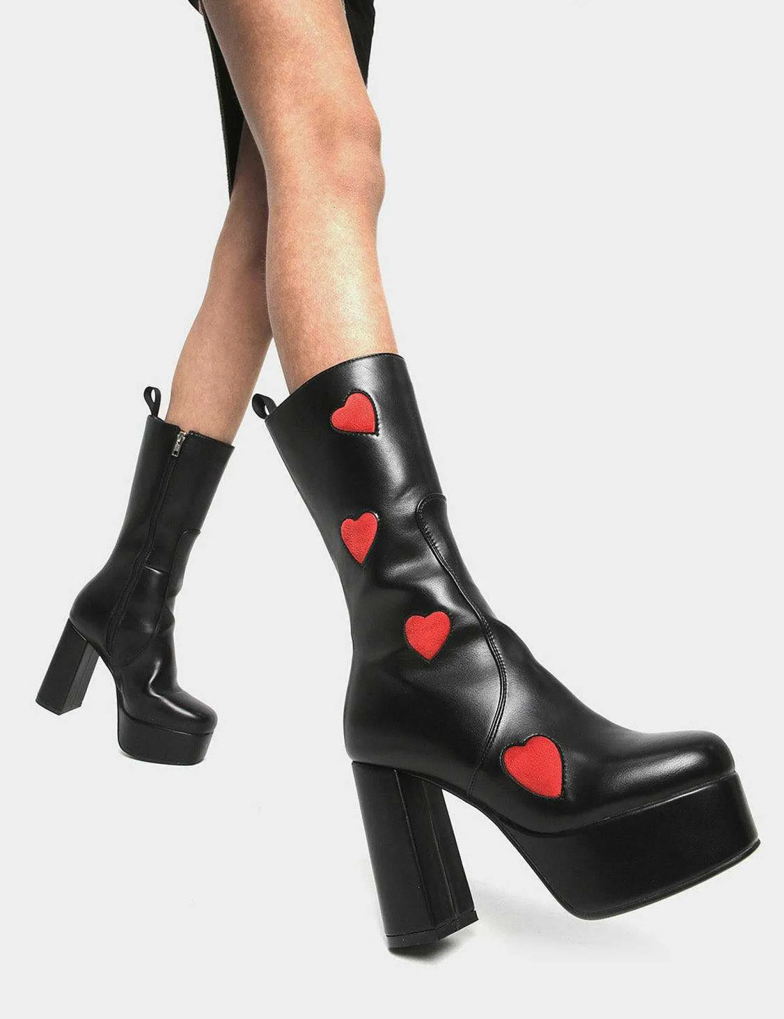 Lamoda Calf>Game Of Love Platform Calf Boots
