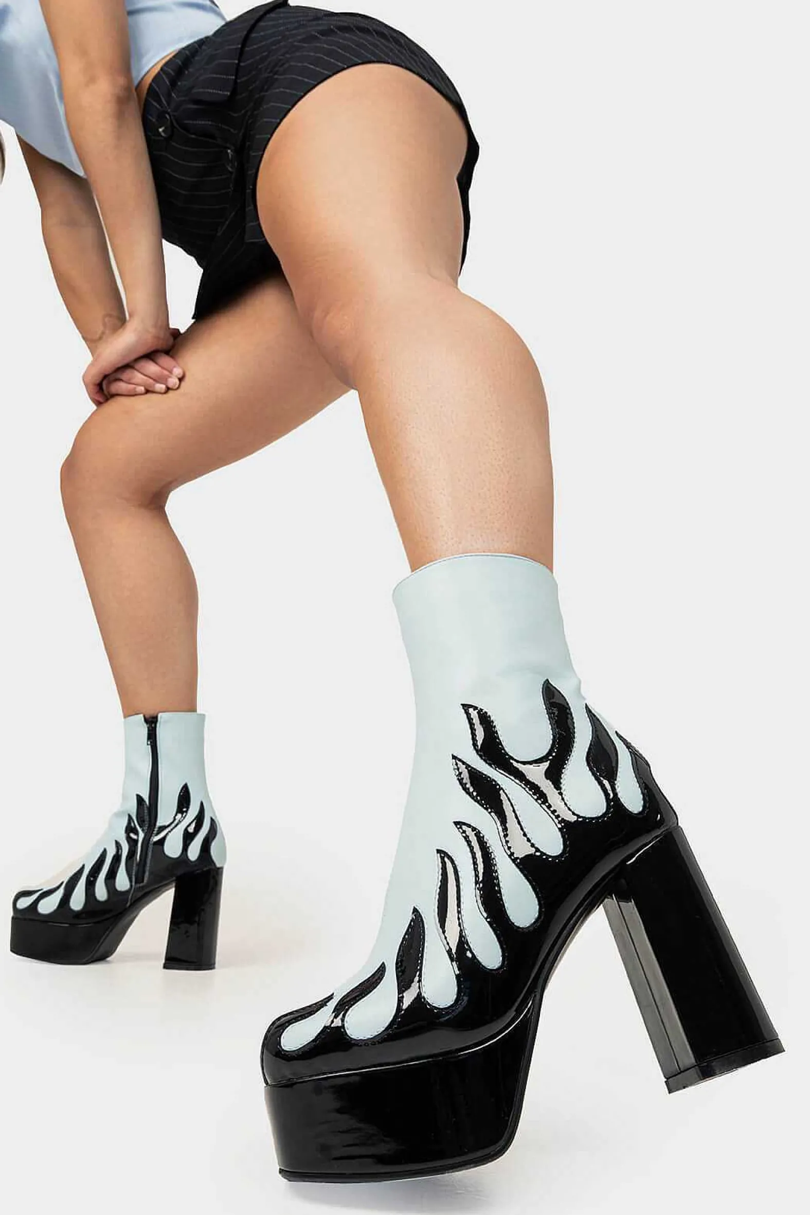 Lamoda Ankle>High Voltage Platform Ankle Boots