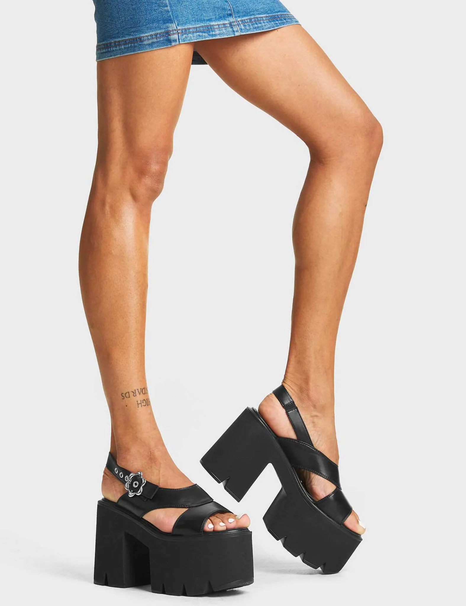 Lamoda Platform>Honey Bun Chunky Platform Sandals