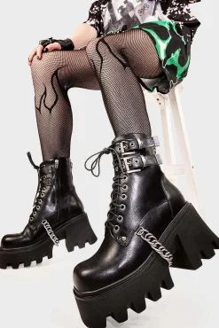 Lamoda Platform>Hostages Chunky Platform Ankle Boots