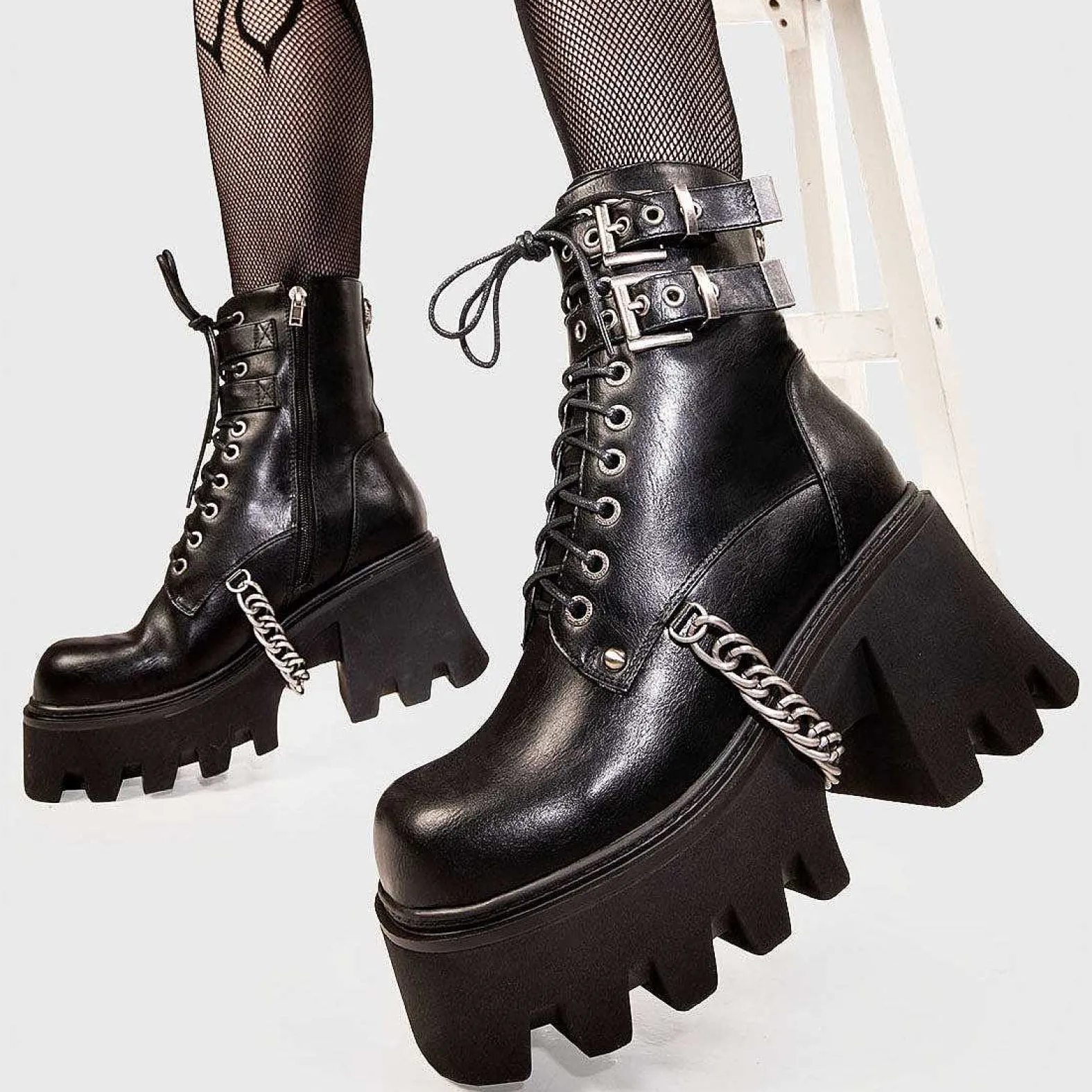 Lamoda Platform>Hostages Chunky Platform Ankle Boots