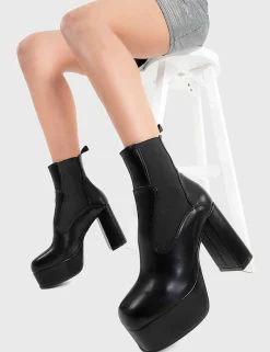 Lamoda Ankle>In Our Feelings Platform Ankle Boots