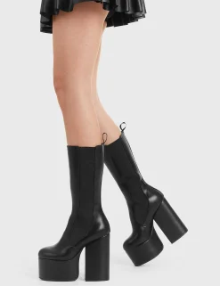 Lamoda Calf>Intrusion Platform Calf Boots