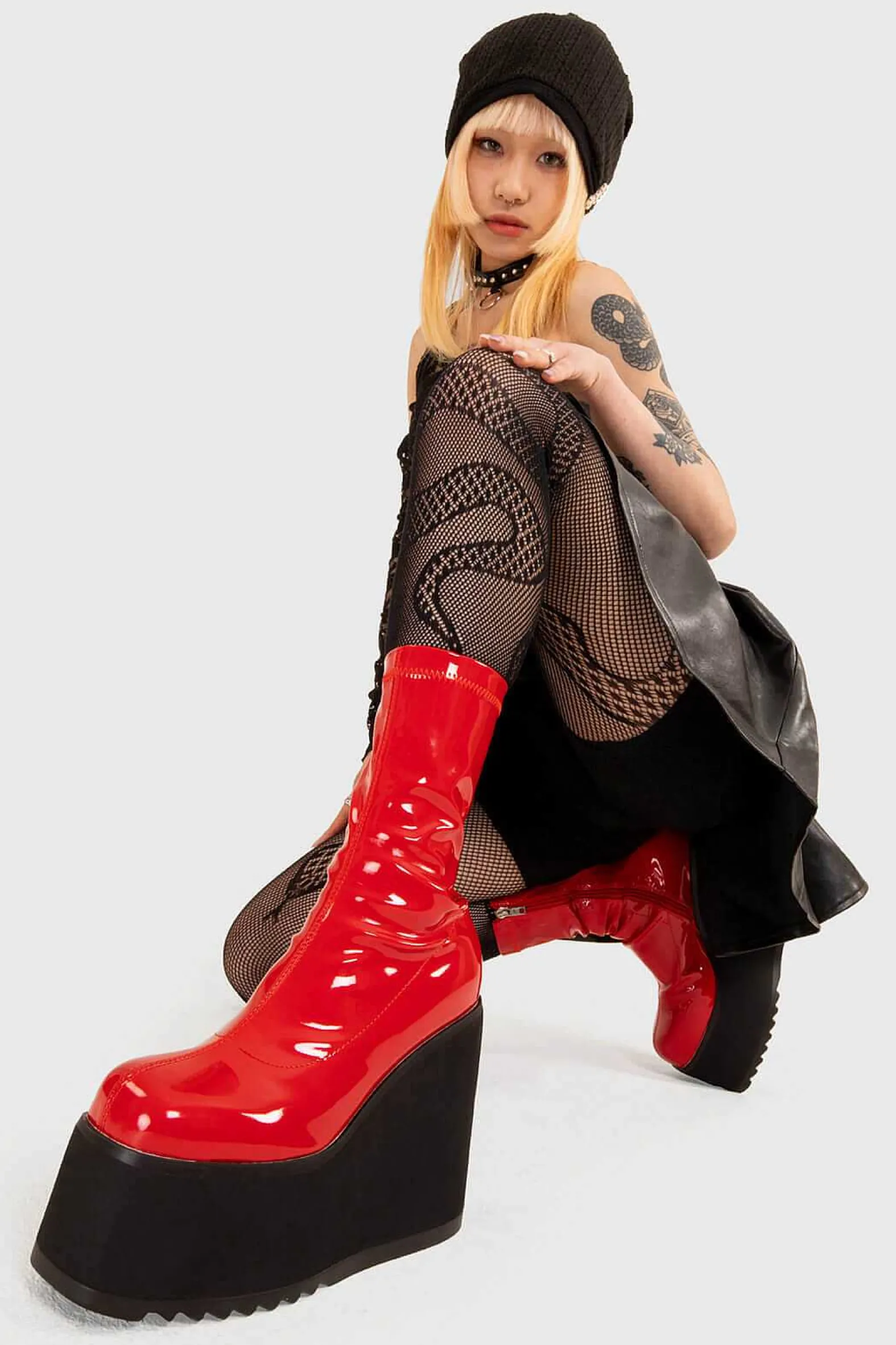 Lamoda Ankle>Lights Out Chunky Platform Ankle Boots