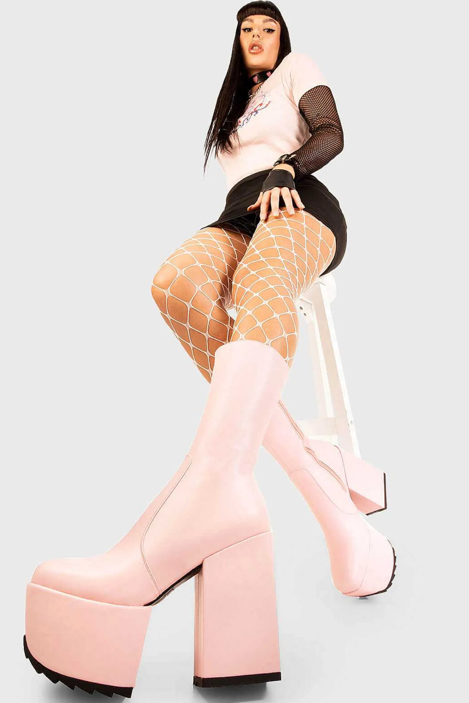 Lamoda Calf>Magnolia Chunky Platform Boots
