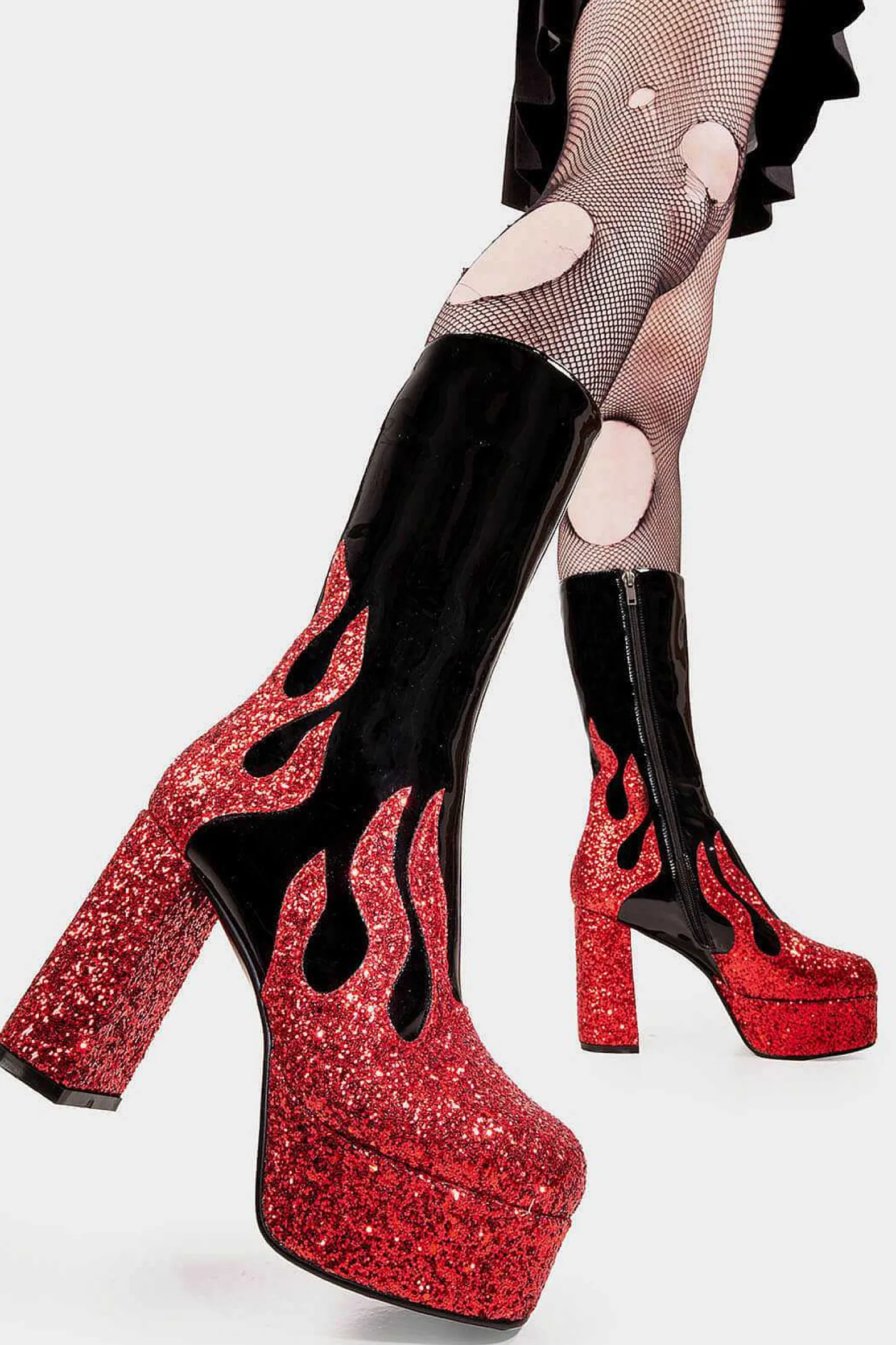 Lamoda Calf>Miami Platform Calf Boots