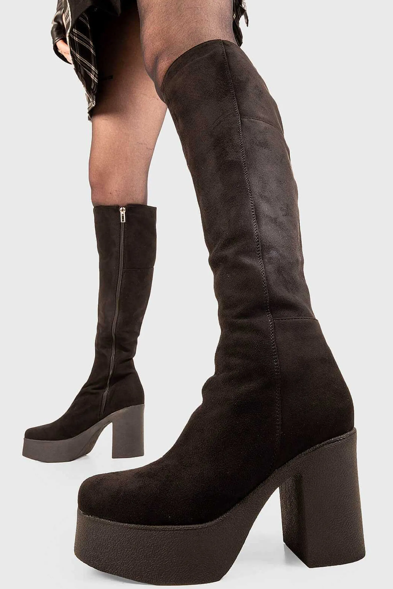 Lamoda Knee High>Mundane Nights Knee High Platform Boots