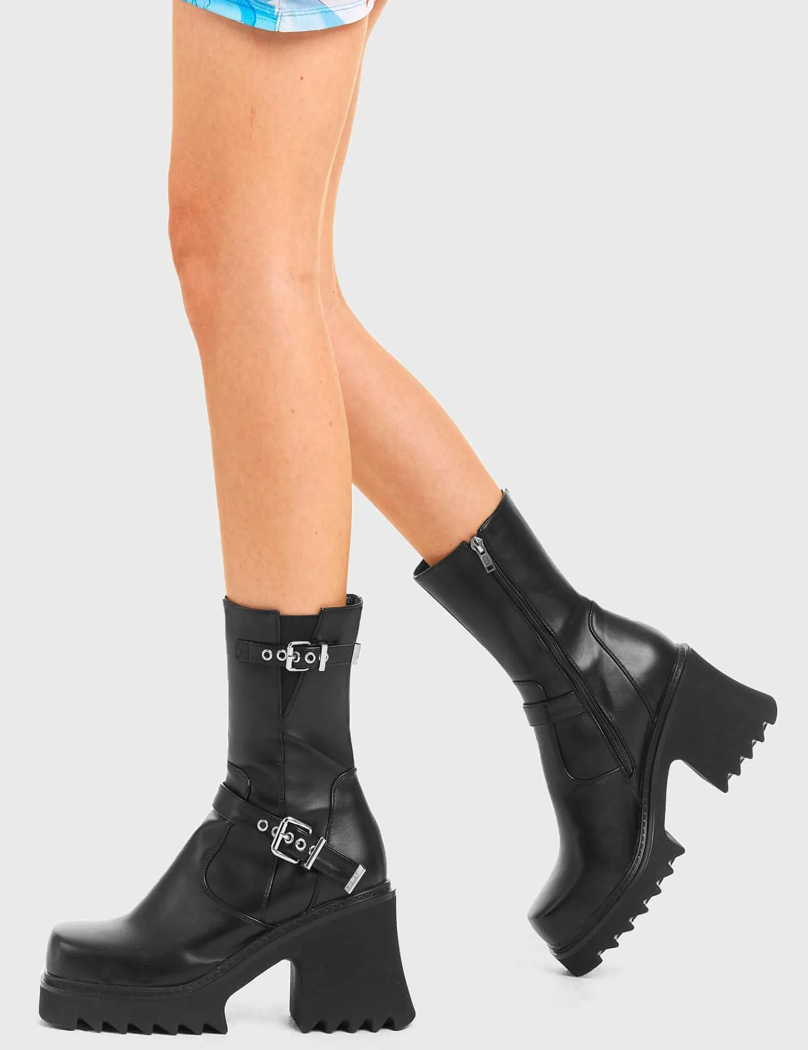 Lamoda Ankle>New Mission Chunky Platform Ankle Boots
