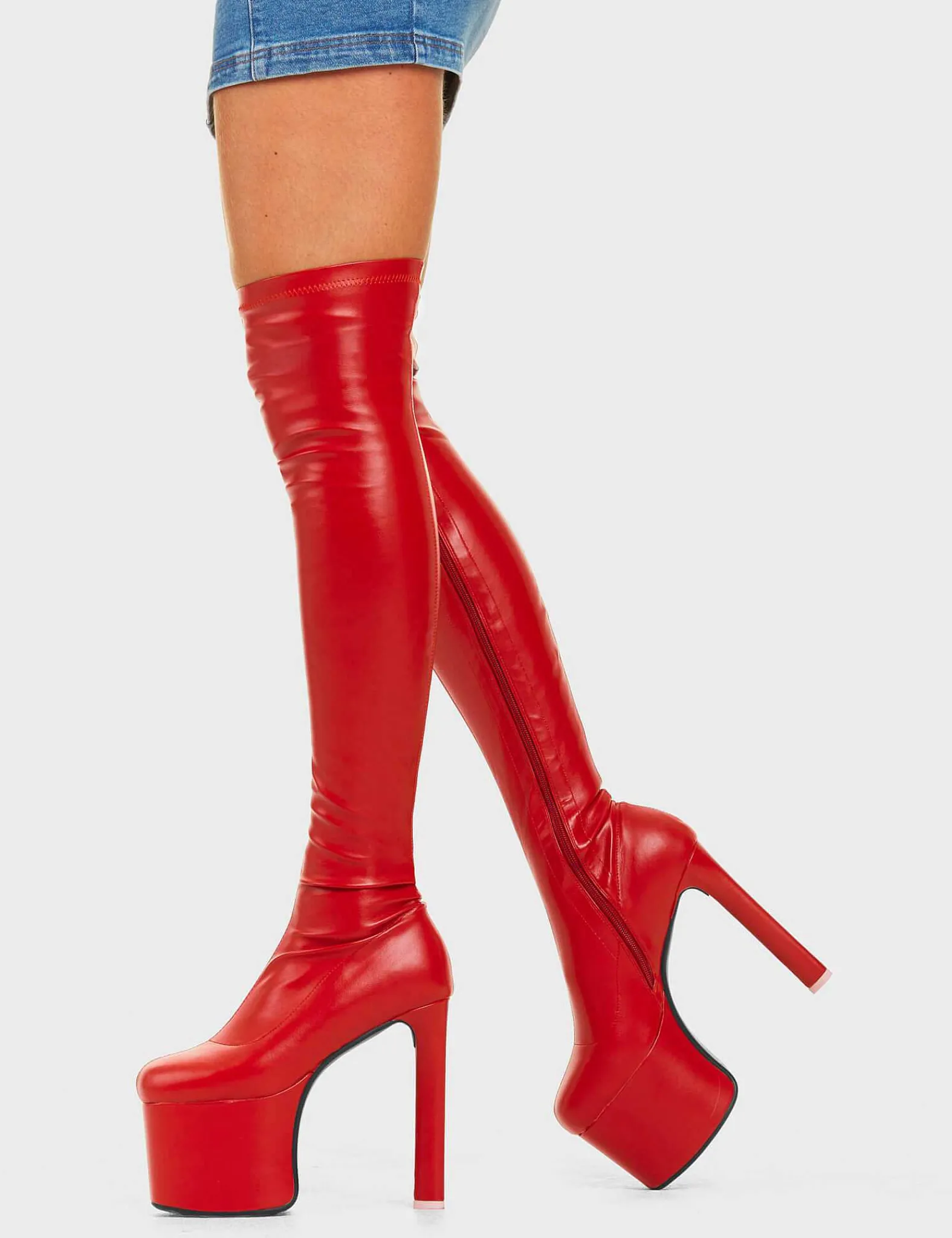 Lamoda Platform>Night Owl Platform Thigh High Boots