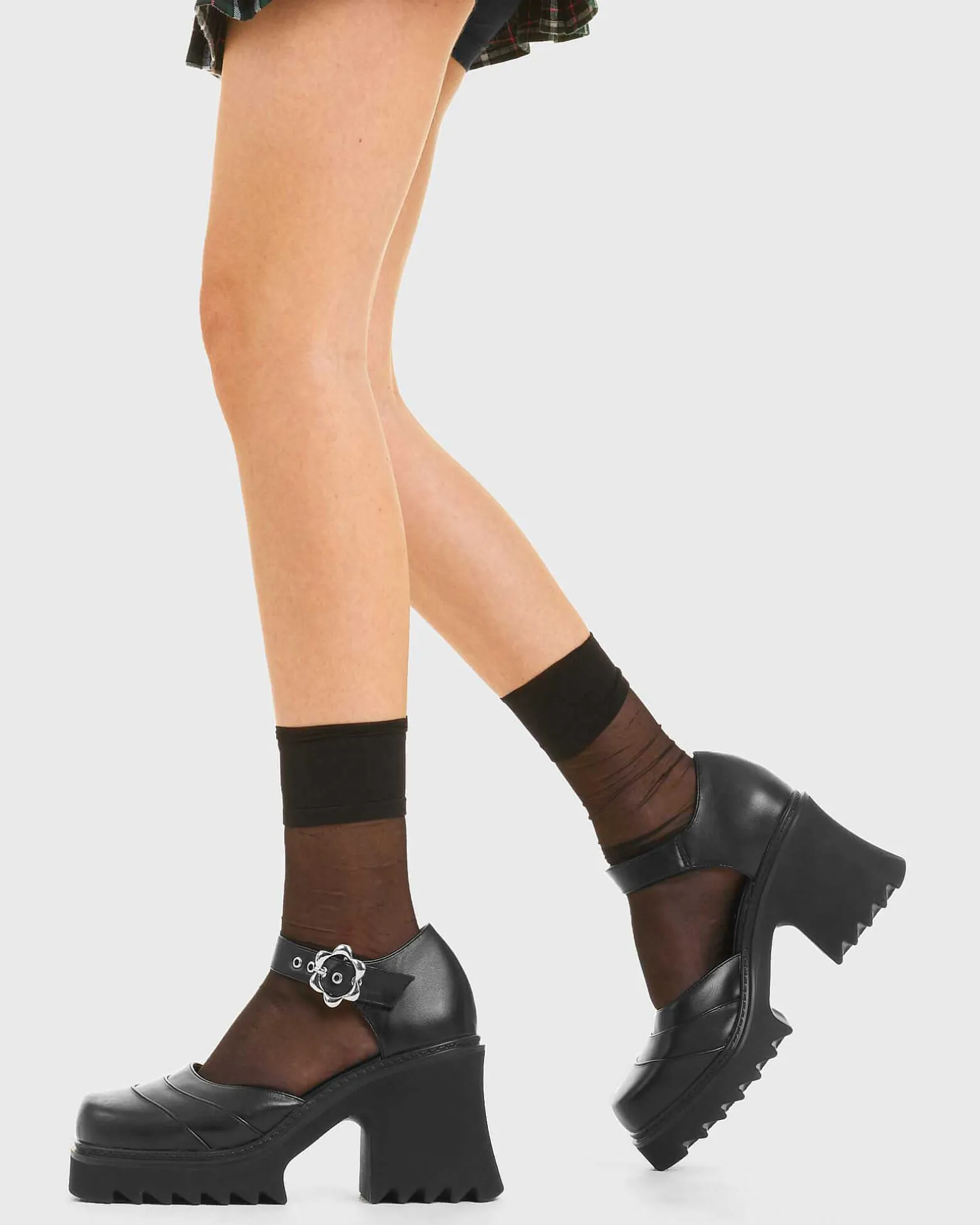Lamoda Chunky>On The Fence Chunky Mary Jane Shoes