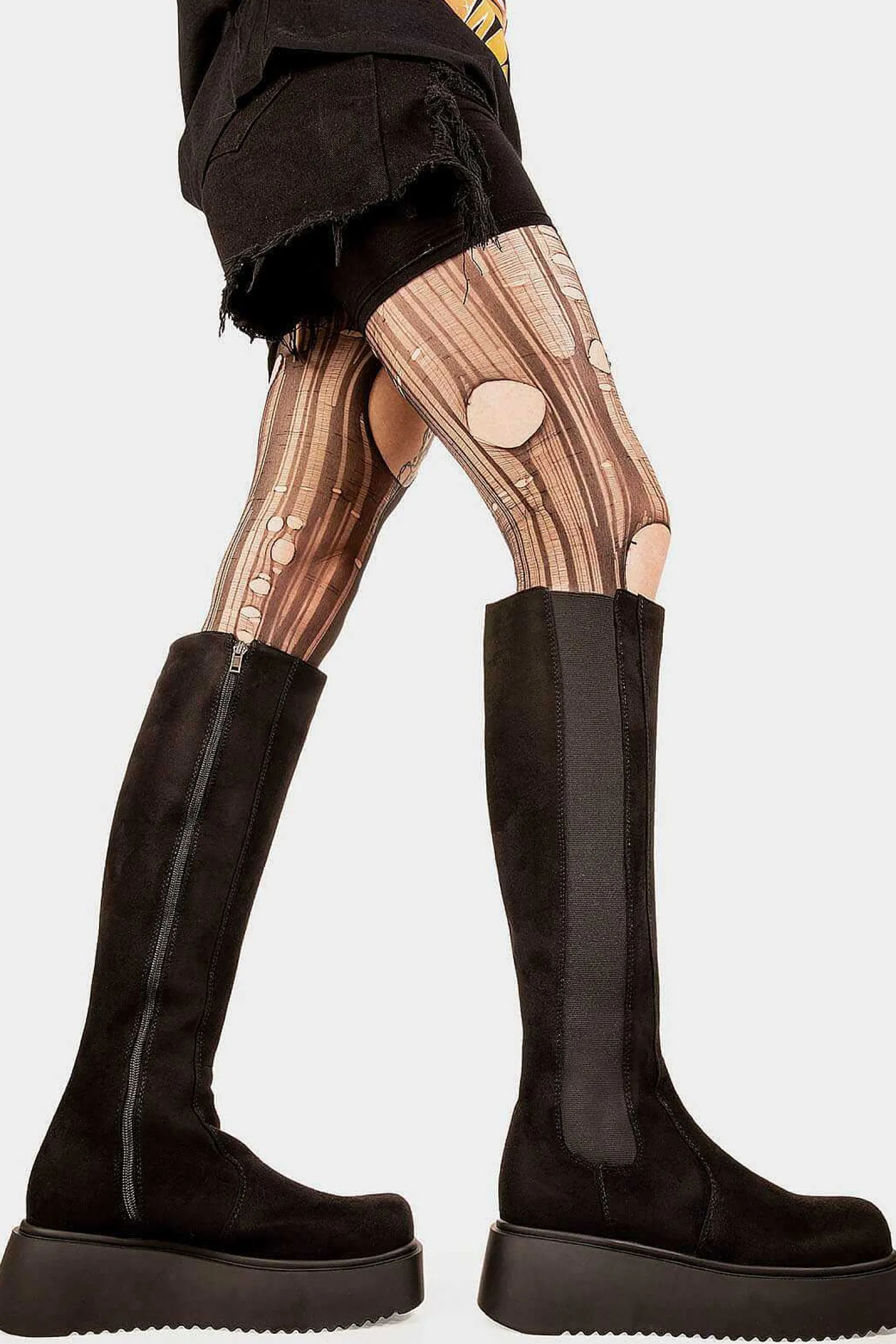 Lamoda Knee High>Powerful Chunky Knee High Boots