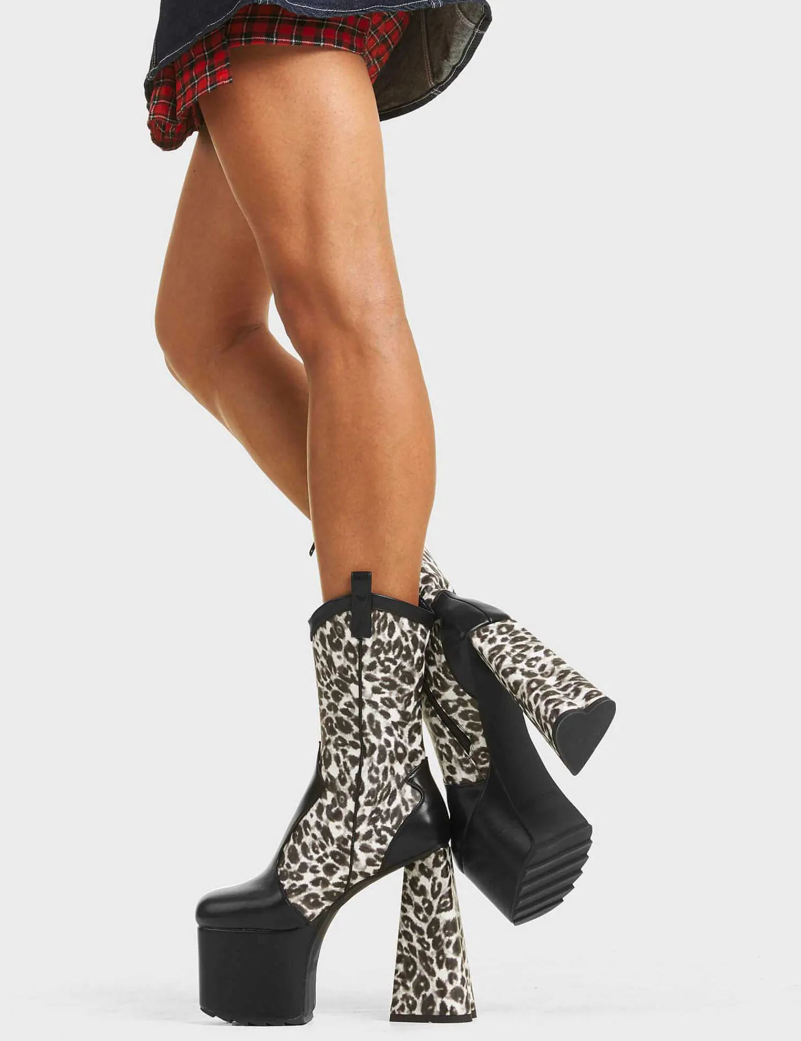 Lamoda Calf>Remember When Platform Ankle Boots