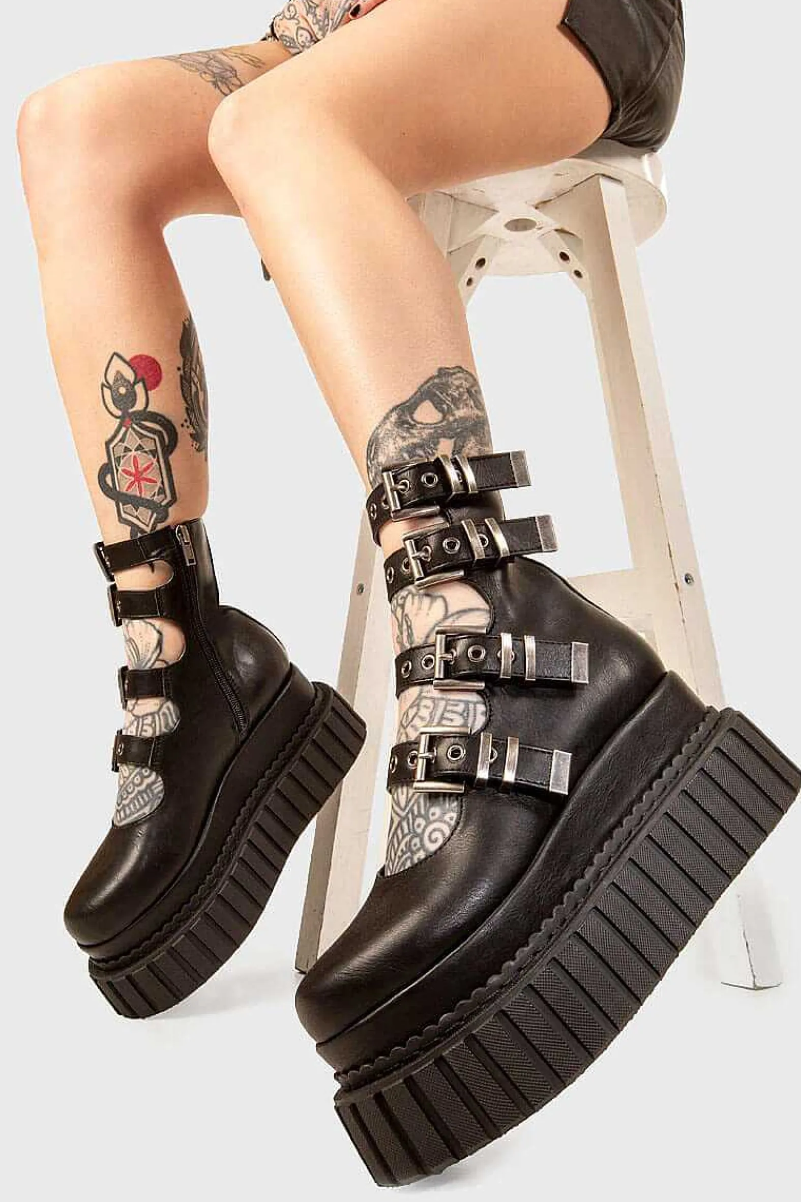 Lamoda Chunky>Same Crew Chunky Ankle Creeper Boots
