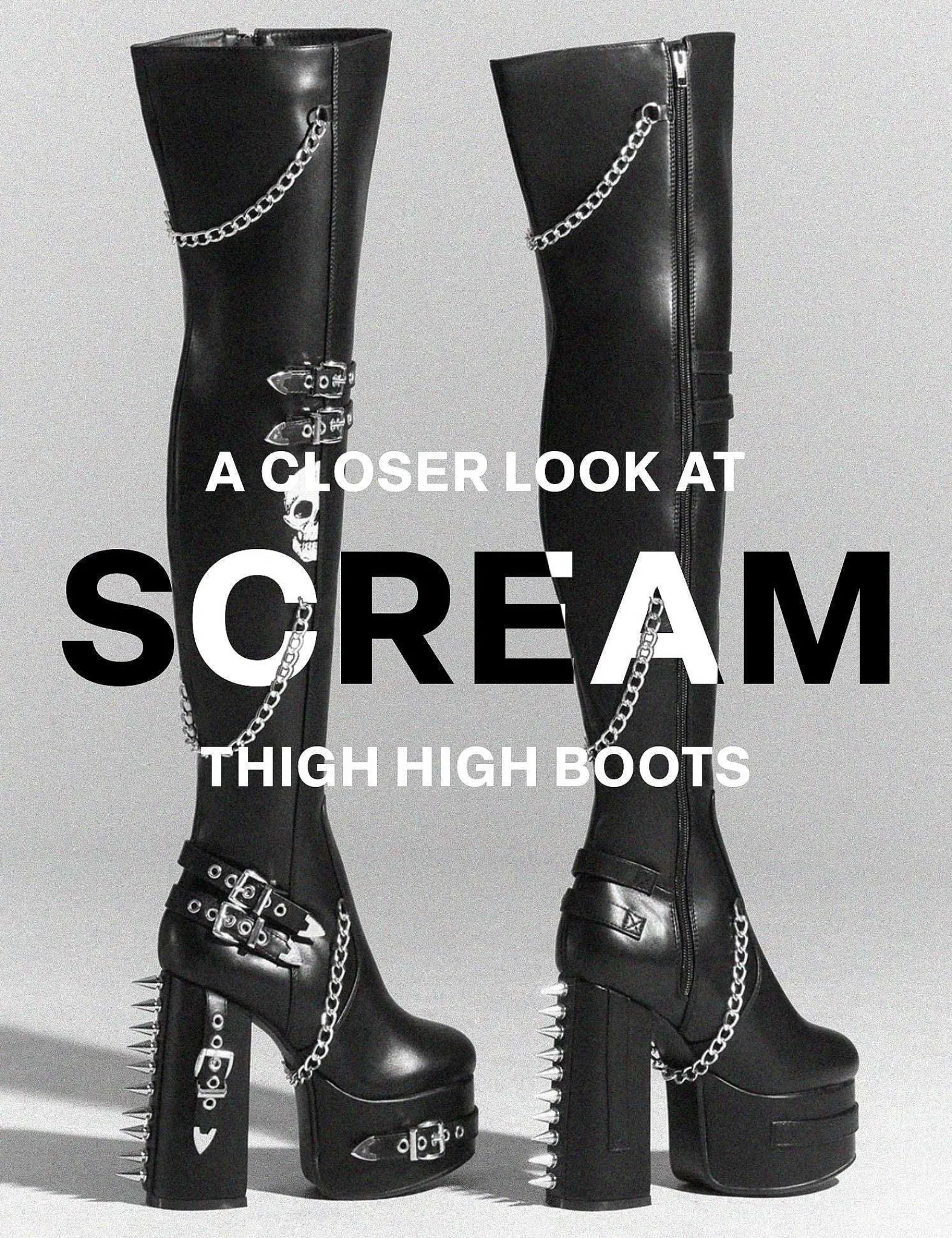 Lamoda Platform>Scream Platform Thigh High Boots