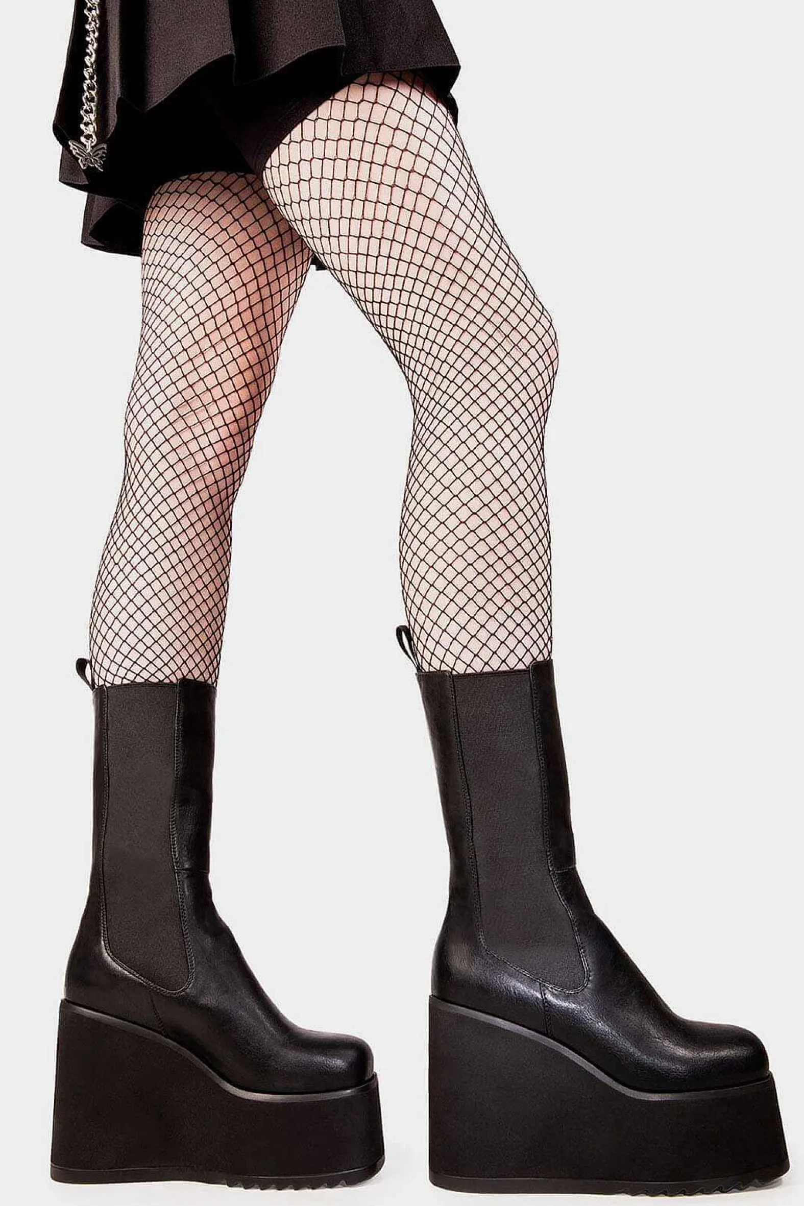 Lamoda Calf>Shy Love Chunky Platform Calf Boots