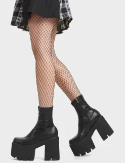 Lamoda Chunky>Switch Off Chunky Platform Ankle Boots