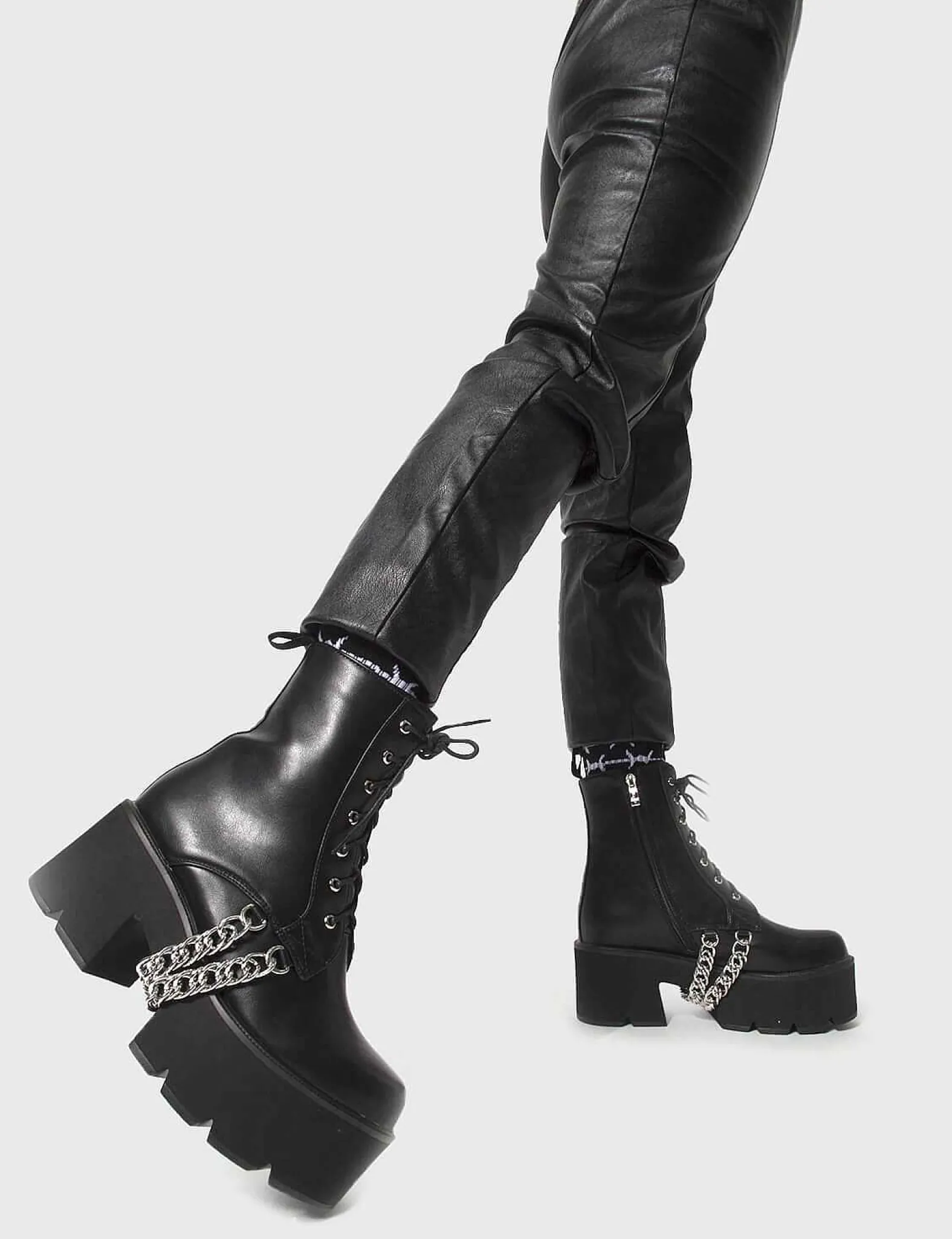 Lamoda Chunky>Trapped Chunky Platform Ankle Boots